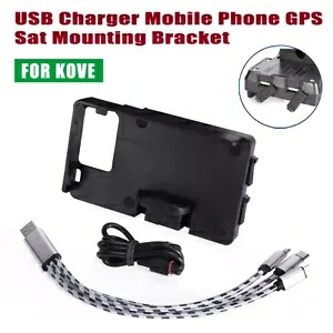 KOVE 525X 500X 2022-2023 USB 充電器携帯電話 GPS Sat 取付ブラケット For KOVE 525X 500X 2022-2023 USB Charger Mobile Phone GPS Sat Mounting Bracket 【並行輸入品】