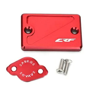 ホンダ CRF300L/300L ラリー 21-23 フロント & リアブレーキフルードリザーバーカバーキャップ For HONDA CRF300L/300L Rally 21-23 Front & Rear Brake Fluid Reservoir Cover Caps 【並行輸入品】