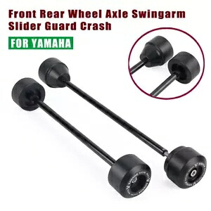 ヤマハ MT-09 FZ-09 XSR900 フロントリアホイールアクスルスイングアームスライダーガードクラッシュ For Yamaha MT-09 FZ-09 XSR900 Front Rear Wheel Axle Swingarm Slider Guard Crash 【並行輸入品】