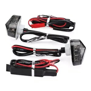フロント LED ターンシグナルライトインジケーターランプ 抵抗器付き KOVE 450 ラリー 2023 用 Front LED Turn Signal Lights Indicator Lamps w/Resistor For KOVE 450 Rally 2023 【並行輸入品】