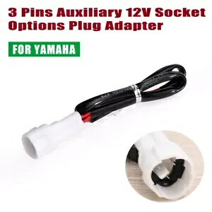 ヤマハ Tenere 700 2019-2024 3 ピン補助 12V ソケットオプションプラグアダプター For Yamaha Tenere 700 2019-2024 3 Pins Auxiliary 12V Socket Options Plug Adapter 【並行輸入品】