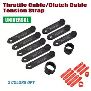 ユニバーサルスロットルケーブル/クラッチケーブルテンションストラップオートバイ自転車用 10 個 Universal Throttle Cable/Clutch Cable Tension Strap For Motorcycle Bicycle 10PCS 【並行輸入品】