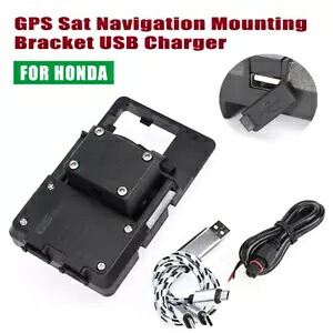 ホンダ CB750 ホーネット 750 23-24 GPS Sat ナビゲーション取付ブラケット USB 充電器 For Honda CB750 Hornet 750 23-24 GPS Sat Navigation Mounting Bracket USB Charger 【並行輸入品】