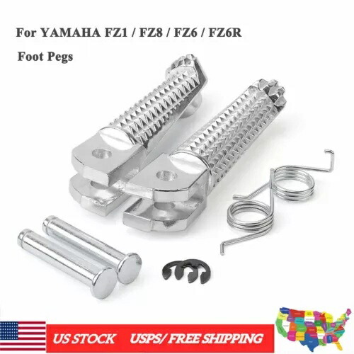 ヤマハ FZ1 FZ8 FZ6/R FZ07/09 FJ-09 フロントライダーアダプターフットペグフットレスト For YAMAHA FZ1 FZ8 FZ6/R FZ07/09 FJ-09 Front Rider Adapters Foot Pegs Foot Rests 【並行輸入品】