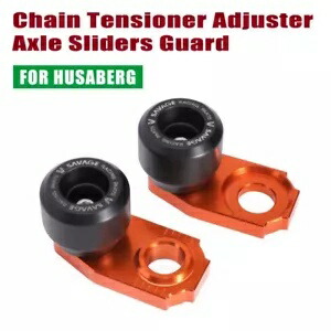 Husaberg FE250/350/390/450 FS570 チェーンテンショナーアジャスターアクスルスライダーガード For Husaberg FE250/350/390/450 FS570 Chain Tensioner Adjuster Axle Sliders Guard 【並行輸入品】