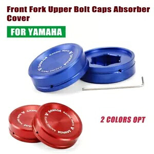 ヤマハ V スター 650 950 1100 1300 フロントフォークアッパースクリューキャップアブソーバーカバー For YAMAHA V Star 650 950 1100 1300 Front Fork Upper Screw Caps Absorber Covers 【並行輸入品】 34,320円