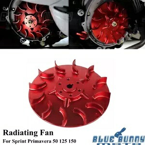 オートバイ赤ラジエーターファンマグネット挿入放射線ブレードディスク用スプリント 50 Motorcycle Red Radiator Fan Magnet Insert Radiation Blade Disc For For Sprint 50 【並行輸入品】