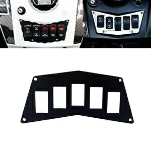 黒ダッシュスイッチスイッチプレートパネル UTV ATV ポラリス RZR900 XP 11-14 RZR 800 Black Dash Switch Switch Plate Panel For UTV ATV Polaris RZR900 XP 11-14 RZR 800 【並行輸入品】