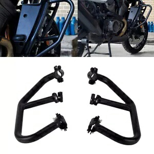 ブラックバンパーエンジンガードクラッシュバーハーレーパンアメリカ RA1250 RA1250S 21-23 Black Bumper Engine Guard Crash Bars For Harley Pan America RA1250 RA1250S 21-23 【並行輸入品】