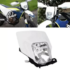 2017-2019 FE TX TE 125-501 701 スーパーモト 1Pc ホワイトシェルヘッドライトヘッドランプ For 2017-2019 FE TX TE 125-501 701 Supermoto 1Pc White Shell Headlight Headlamp 【並行輸入品】