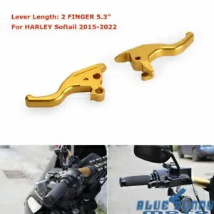 新しい 5.3 インチ ブレーキ クラッチ ハンド レバー ハーレー ソフテイル ストリート ボブ FXBB S 2015-22 用 New 5.3'' Brake Clutch Hand Levers For Harley Softail Street Bob FXBB S 2015-22 【並行輸入品】 38,610円