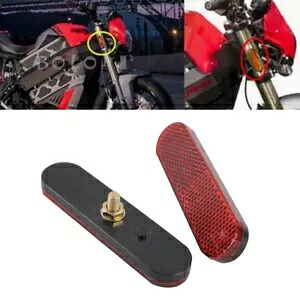 2X レッドリフレクター警告灯反射ボルトオンオートバイトラックトレーラー 2X Red Reflectors Warning Light Reflective Bolt On For Motorcycle Truck Trailer 【並行輸入品】