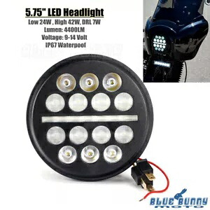 LED ヘッドライト DRL 付きハーレーストリート XG500 XG750 ソフテイル FXLR FXSB FXBB FXDB 用 LED Headlight w/DRL For Harley Street XG500 XG750 Softail FXLR FXSB FXBB FXDB 【並行輸入品】