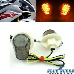 スモークレンズ LED ミニアンバーターンシグナルライトヤマハ YZF R1 R6 /S FZ1 FZ Fazer Smoke Lens LED MINI Amber Turn Signal Light For Yamaha YZF R1 R6 /S FZ1 FZ Fazer 【並行輸入品】