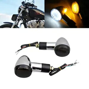 E4 LED フロントターンシグナルライトウインカースズキブルバード M109R VRZ1800 06-20 E4 LED Front Turn Signal Lights Blinker For Suzuki Boulevard M109R VRZ1800 06-20 【並行輸入品】