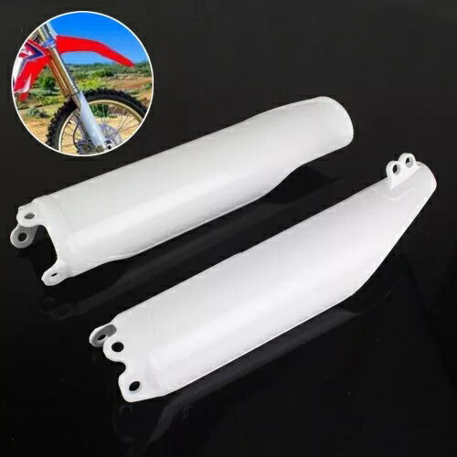 ホワイトフォークガードプロテクターホンダ CR125 CR250 CRF250 04-07 CRF450 2004-2014 White Fork Guard Protectors For Honda CR125 CR250 CRF250 04-07 CRF450 2004-2014 【並行輸入品】