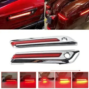 レッドレンズ LED サドルバッグラッチライトブレーキ信号灯ストリートグライド FLHX 14up Red Lens LED Saddlebag Latch Light Brake Signal Light For Street Glide FLHX 14up 【並行輸入品】 44,880円