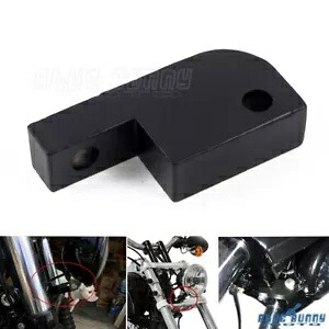 CNC アルミ 39 ミリメートル 49 ミリメートルフロントフェアリングヘッドライト延長ブロックハーレーダイナ CNC Aluminum 39mm 49mm Front Fairing Headlight Extension Block For Harley Dyna 【並行輸入品】