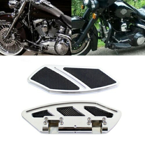 2X リアフットレスト クローム フットペグ ハーレー ツーリング ロードキング ソフテイル 1984-2015用 2X Rear Footrest Chrome Foot Pegs For Harley Touring Road King Softail 1984-2015 【並行輸入品】