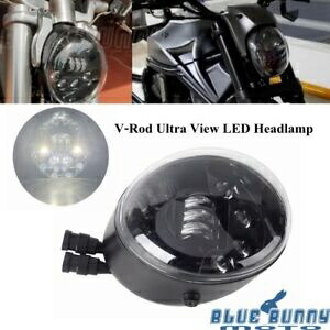 ドット LED ヘッドランプクリアレンズヘッドライトハーレーナイトロッド VRSCD VRSCDX 2006-17 DOT LED Headlamp Clear Lens Headligt For Harley Night Rod VRSCD VRSCDX 2006-17画像