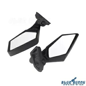 ABS 左右サイドバックミラー 2017-2019 Can-am Maverick X3 Max Turbo R用 ABS Left&Right Side Rearview Mirror For 2017-2019 Can-am Maverick X3 Max Turbo R 【並行輸入品】