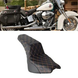 スポーツスタイル 2-アップシート シートフェンダー取付キット付き ハーレーストリートボブ FXBB 18up用 Sport Style 2-Up Seat w/Seat Fender Mounting Kit For Harley Street Bob FXBB 18up 【並行輸入品】