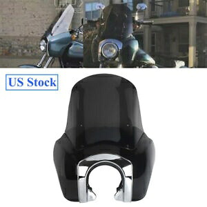 クラブスタイルヘッドランプフェアリング 15 インチフロントガラスハーレーダイナスーパーグライド FXDF FXDB Club Style Headlamp Fairing 15''Windshield For Harley Dyna Super Glide FXDF FXDB 【並行輸入品】