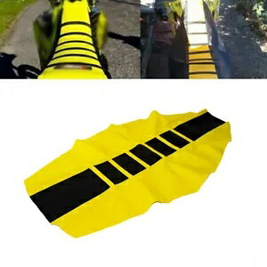 ダートバイクリブシートカバースズキ RMZ450 JR80 DRZ250 TE300 FE350 MX エンデューロ Dirt Bike Ribbed Seat Cover For Suzuki RMZ450 JR80 DRZ250 TE300 FE350 MX Enduro 【並行輸入品】