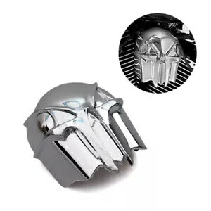 クローム カウベル トリム ホーン カバー スカル ホーン カバー ハーレー 1992-13 ツーリング ダイナ用 Chrome Cow Bell Trim Horn Cover Skull Horn Cover For Harley 1992-13 Touring Dyna 【並行輸入品】