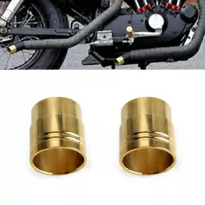 2x 真鍮 1-7/8 インチ 排気チップ ハーレー スポーツスター チョッパー カフェ レーサー ロードキング用 2x Brass 1-7/8'' Exhaust Tip For Harley Sportster Chopper Cafe Racer Road King 【並行輸入品】 39,325円