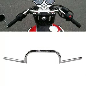 7/8 インチ 22 ミリメートルクラブマンハンドルバークロームハーレーダイナチョッパーボバーカフェレーサー 7/8 in 22mm Clubman Handle Bar Chrome For Harley Dyna Chopper Bobber Cafe Racer 【並行輸入品】