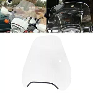 クリアフロントガラス フロントガラス マウントキット付き ハーレーダイナ 7/8インチ 1インチ ハンドルバー用 Clear Front Windshield Windscreen w/ Mount Kit For Harley Dyna 7/8\