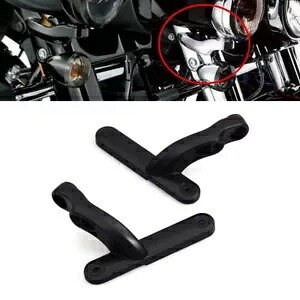 アルミブラックターンシグナルフォグライトブラケットハーレーエレクトラグライドロードキング用 Aluminum Black Turn Signal Fog Light Bracket For Harley Electra Glide Road King 【並行輸入品】