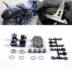 シーシーバー取り付けドッキングハードウェアキット ハーレーソフテイル FLSTF/FX モデル 00-02 用 Sissy Bar Mounting Docking Hardware Kit For Harley Softail FLSTF/FX Models 00-02 【並行輸入品】