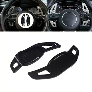 ステアリングホイール DSG +/- シフターパドル アウディ S3 S5 S6 SQ5 RS3 RS6 RS7 ブラック Steering Wheel DSG + / - Shifter Paddle For Audi S3 S5 S6 SQ5 RS3 RS6 RS7 Black 【並行輸入品】