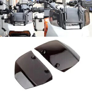ハーレーパンアメリカ 1250 スペシャル RA1250S 用拡大サイドフロントガラスミニスクリーン Widened Side Windshield Mini Screen For Harley Pan America 1250 Special RA1250S 【並行輸入品】