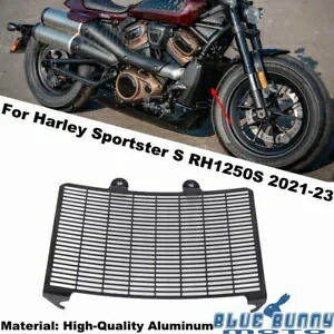 長方形ブラックラジエーターグリルガードカバーハーレースポーツスターS RH1250 21-23用 Rectangle Black Radiator Grill Guard Cover For Harley Sportster S RH1250 21-23 【並行輸入品】
