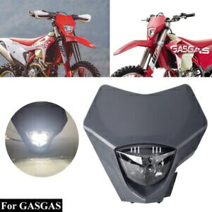 白色 LED ヘッドライトヘッドランプ Hi/Lo ダートバイク GASGAS EC250/300 2021-2023 用 White LED Headlight Headlamp w/ Hi/Lo For Dirt Bike GASGAS EC250/300 2021-2023 【並行輸入品】
