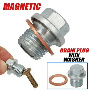 磁気オイルドレンプラグボルト ガスケットシール付き MDP541S ホンダシビックアコードアキュラ用 MAGNETIC Oil Drain Plug Bolt w/ Gasket Seal MDP541S For Honda Civic Accord Acura 【並行輸入品】