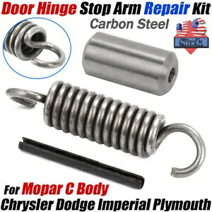 65-69 モパー C ボディドアヒンジストップアームローラー修理プリムスダッジクライスラー用 For 65-69 Mopar C Body Door Hinge Stop Arm Roller Repair Plymouth Dodge Chrysler 【並行輸入品】