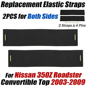 2003-2009 日産 350Z ロードスター交換用コンバーチブルトップバンドストラップキット For 2003-2009 Nissan 350Z Roadster Replacement Convertible Top Bands Straps Kit 【並行輸入品】 35,035円