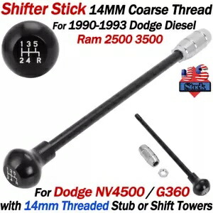 1990-93 ダッジラム 2500 3500 NV4500 G360 シフタースティックレバーノブ、NV4500-28E For 1990-93 Dodge Ram 2500 3500 NV4500 G360 Shifter Stick Lever Knob, NV4500-28E 【並行輸入品】
