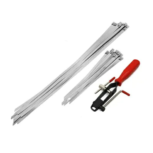 自動車 ATV CV ジョイントバンディングブーツアクスルクランプツール用 20バンドバックルクランプ付き For Auto Car ATV CV Joint Banding Boot Axle Clamp Tool w/ 20 Band Buckle Clamps 【並行輸入品】