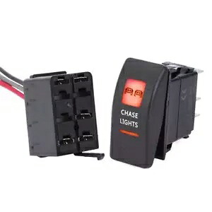 CAN-AM MAVERICK COMMANDER ROCKER用のバックアンバーライト付きチェイスライトスイッチ CHASE LIGHTS SWITCH w/ Backing Amber Light For CAN-AM MAVERICK COMMANDER ROCKER 【並行輸入品】