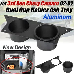 第三 3 世代シボレーカマロ 82-92 センターコンソール灰皿カップホルダーアルミ For Third 3rd Gen Chevy Camaro 82-92 Center Console Ash Tray Cup Holder Aluminum 【並行輸入品】