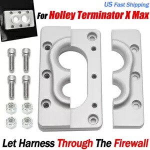 ホーリーターミネーター X マックスビレットアルミニウム防火壁パススルー生ブラケット用 For Holley Terminator X Max Billet Aluminum Fire Wall Pass Through Raw Bracket 【並行輸入品】