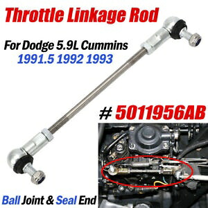 スロットルリンケージロッドダッジ 5.9L カミンズ 91.5 92 93 噴射 VE スタイルポンプ Throttle Linkage Rod For Dodge 5.9L Cummins 91.5 92 93 Injection VE style Pump 【並行輸入品】