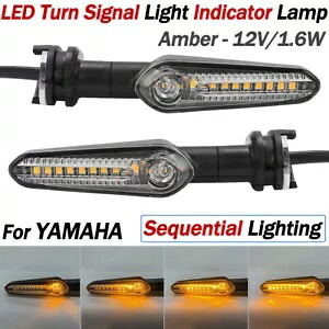 LED ターンシグナルライトインジケーターヤマハ MT-07 MT-09 MT-10 FZ09 FZ07 FZ-6N/S/R LED Turn Signal Light Indicator For Yamaha MT-07 MT-09 MT-10 FZ09 FZ07 FZ-6N/S/R 【並行輸入品】