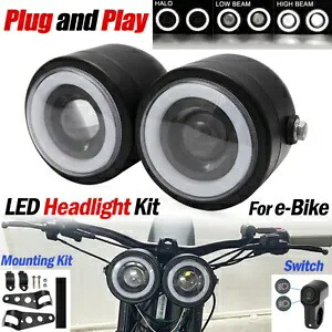 Sur-Ron セグウェイ Talaria プラグアンドプレイ電動自転車 LED ヘッドライトキット & スイッチ用 For Sur-Ron Segway Talaria Plug N Play Electric Bike LED Headlight Kit & Switch 【並行輸入品】
