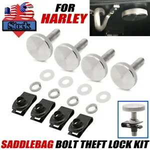 ハーレーツーリング 93-22 ハードサドルバッグサドルバッグ安全ボルトマウント盗難ロック For Harley Touring 93-22 Hard Saddlebag Saddle Bag Safety Bolt Mount Theft Lock 【並行輸入品】